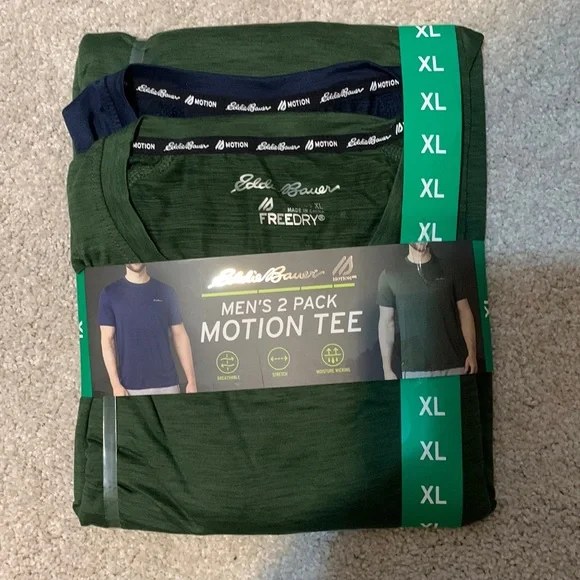 Eddie Bauer- Motion Dri-Fit Tees. XL - Picture 1 of 7